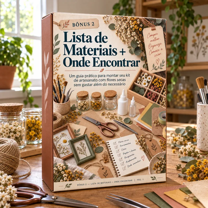 Bônus Lista de Materiais e Onde Encontrar